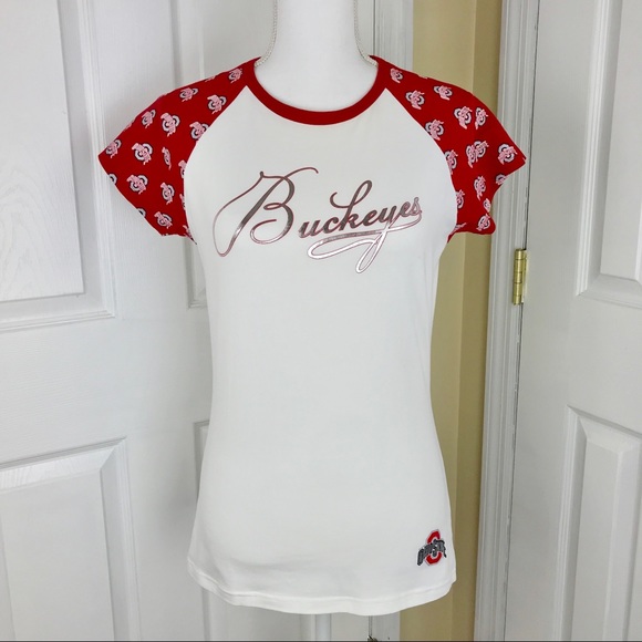 Buckeyes Fitted Baseball Tee Small - Picture 7 of 7